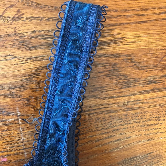 Elegant blue corset tank top - Picture 8 of 8